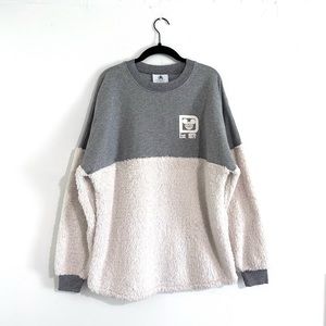 Disney Unisex Heather Gray Walt Disney World Sherpa Spirit Jersey Size Small